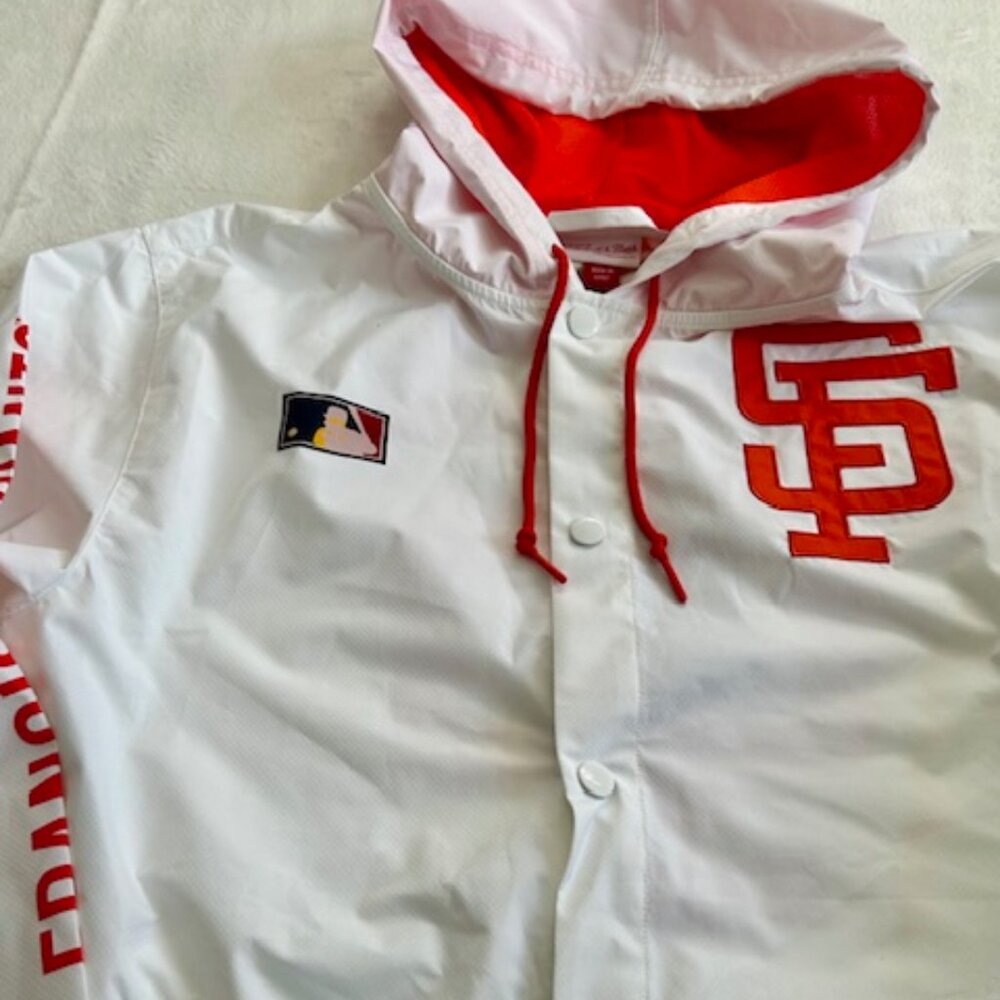 San Francisco Giants Coaches Jacket with Vintage Logo - Picture 3 of 7